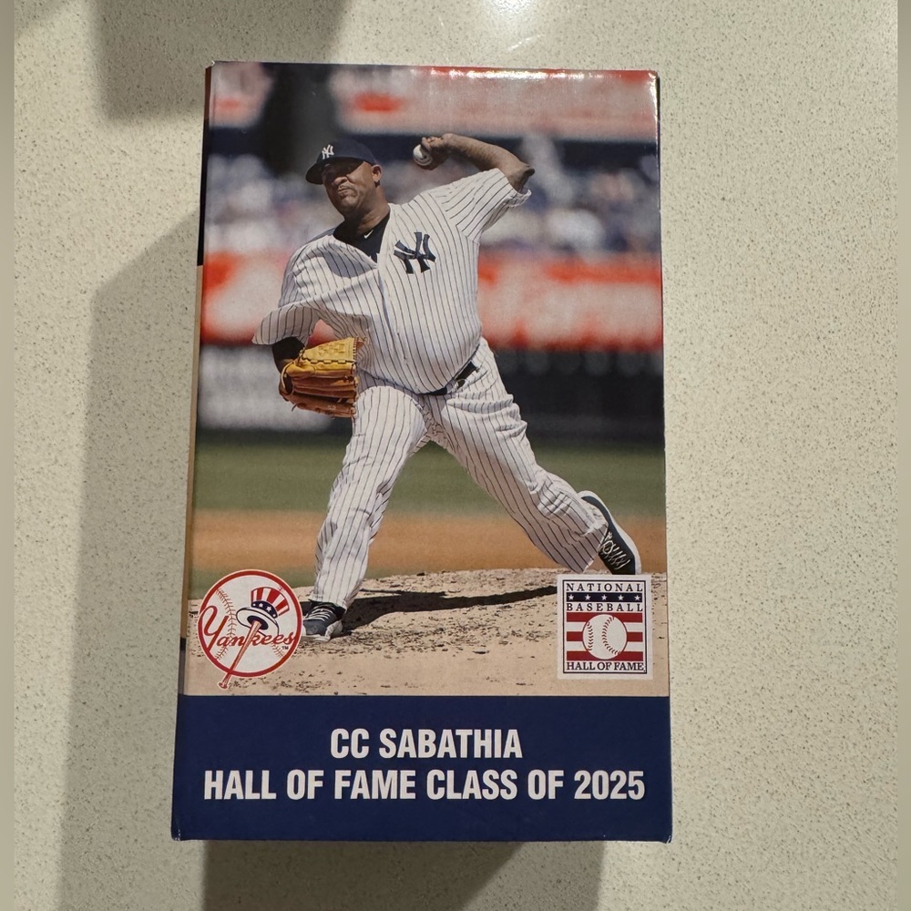 CC Sabathia Hall of Fame Plaque SGA 9/7/2025 - Picture 6 of 7